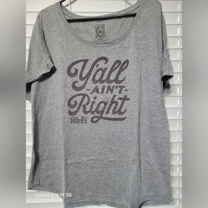 Women's "ya'll ain't right" graphic t-shirt